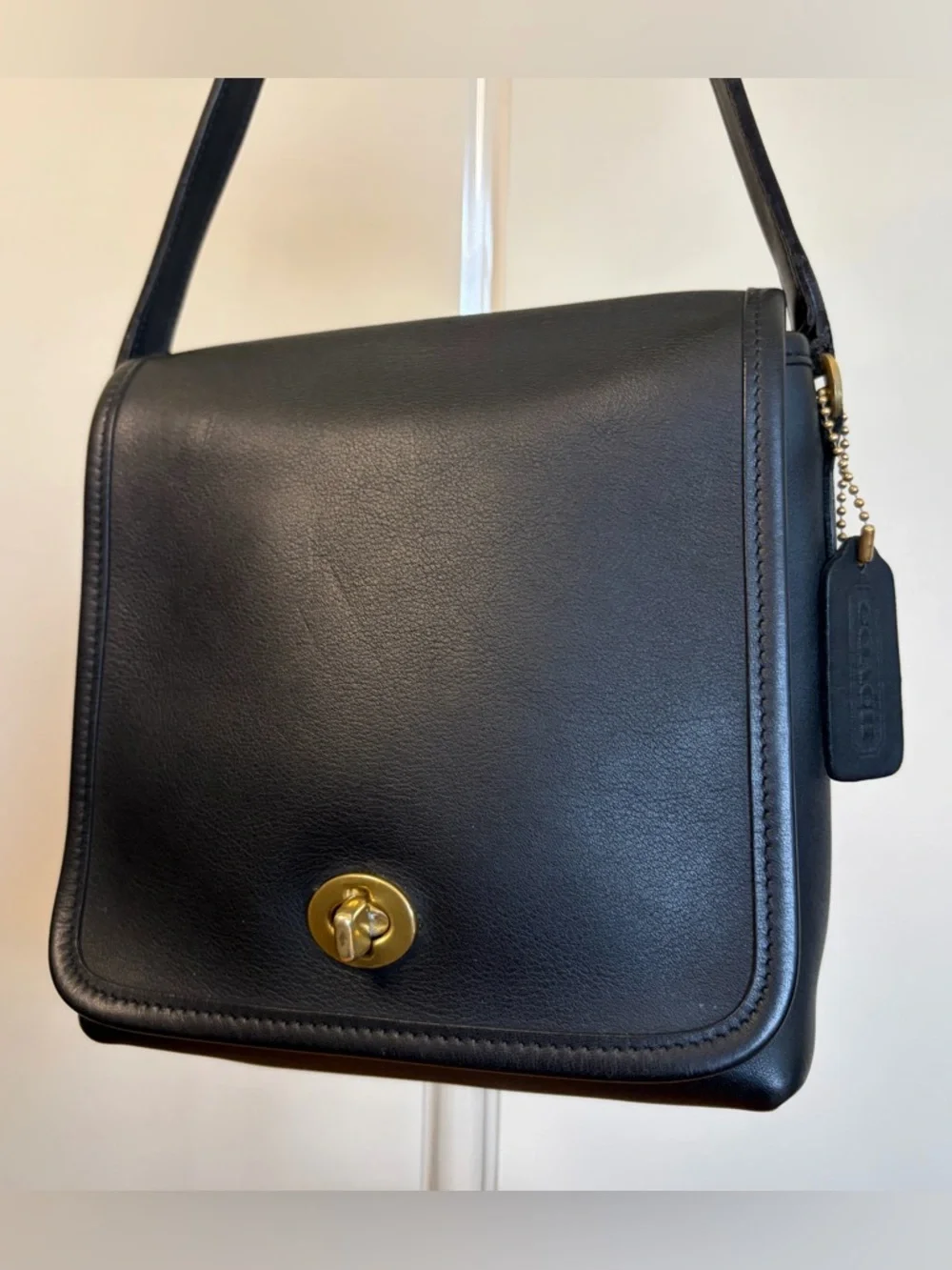 Vintage COACH Patrol Companion Bag Black Crossbody Costa Rica 9076 EUC - Picture 16 of 17